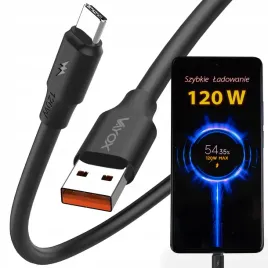 kabel-usb-c-vayox-type-c-quick-charge-120w-3a-1m