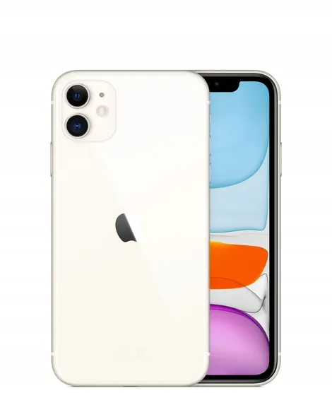 Apple iPhone 11 ホワイト Apple iPhone 11 White 64GB Smartfon - Stan Dobry