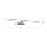 kinkiet-splash-chrome-80cm-16w-led