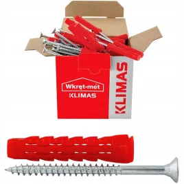 kolki-rozporowe-uniwersalne-sfxp-6x30mm-z-wkretem-50mm-klimas-100szt