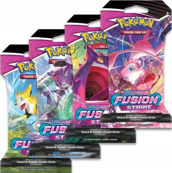 POKEMON TCG FUSION STRIKE BOOSTER PACK 10 KART - ERLI.pl