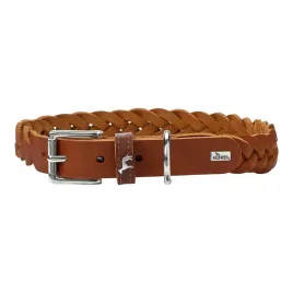 obroza-dla-psa-hunter-solid-education-cognac-33-38-cm