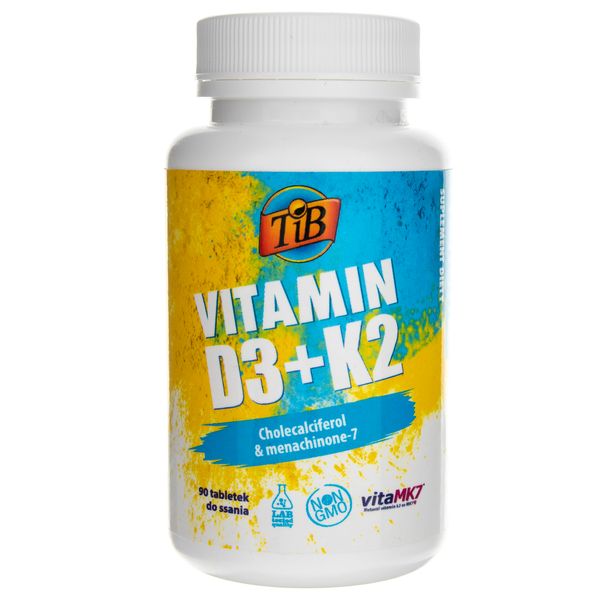 TiB Vitamin D3 & K2 - 90 tabletek-Zdjęcie-0
