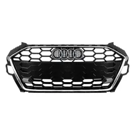 audi-a4-s4-b9-s-line-atrapa-srodkowa-grill-chrom