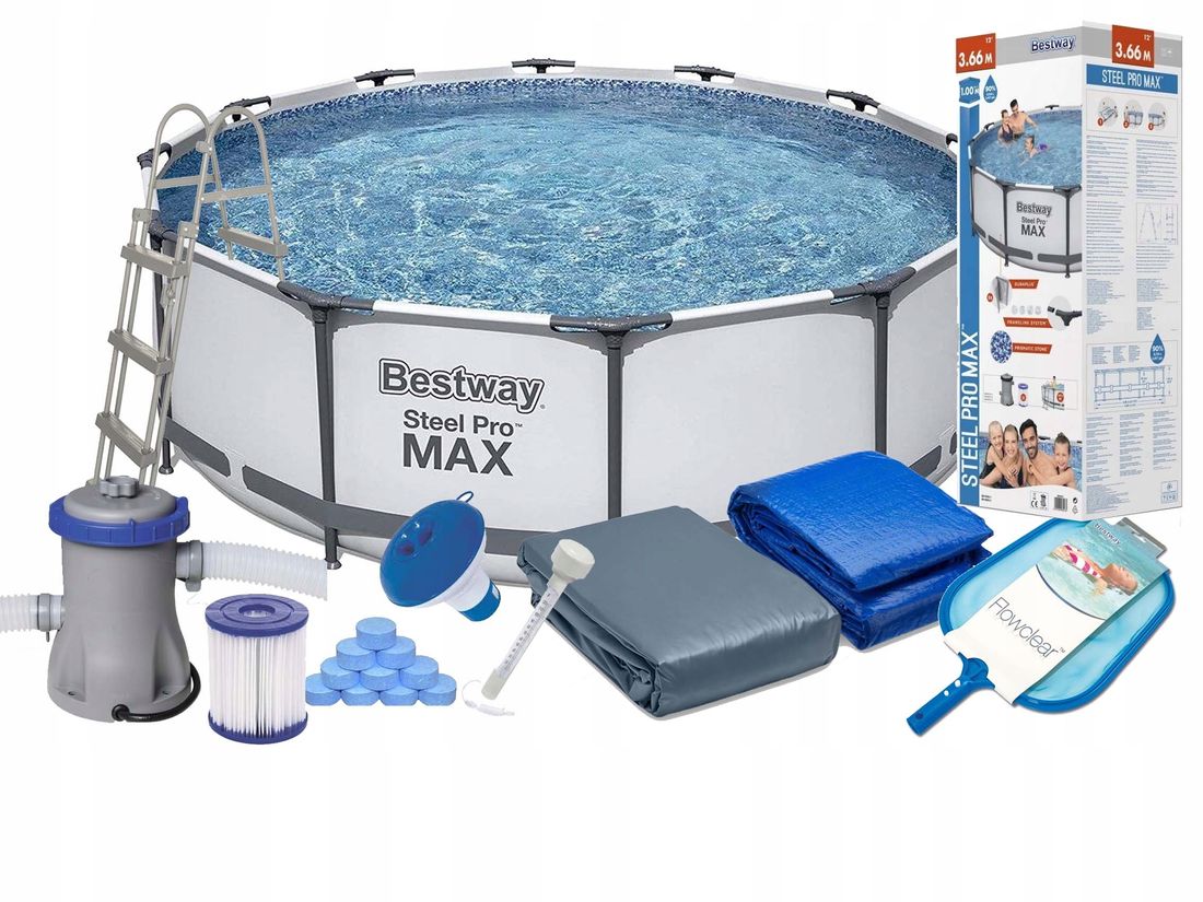 Bestway Basen Stelażowy 366x100 - ERLI.pl
