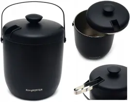 wiaderko-do-lodu-ze-szczypcami-oris-28l-czarne