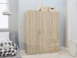 szafa-trzydrzwiowa-dab-sonoma-z-szufladami-146-cm-glebokosc-mebla-50-cm