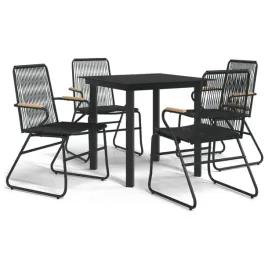 5-czesciowy-zestaw-mebli-ogrodowych-czarny-rattan-pvc
