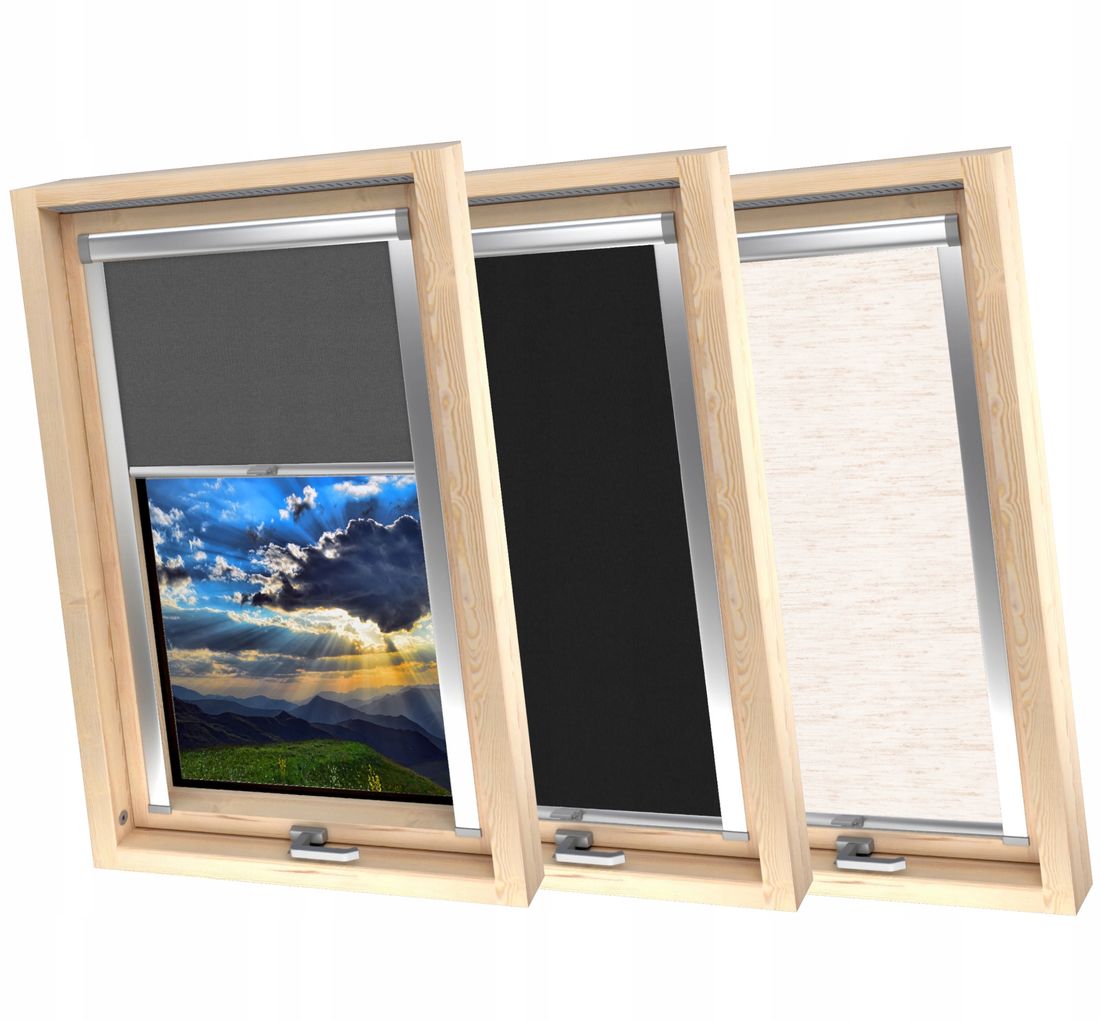 Roleta Dachowa Zaciemniająca do okien FAKRO 78x140 ERLI.pl