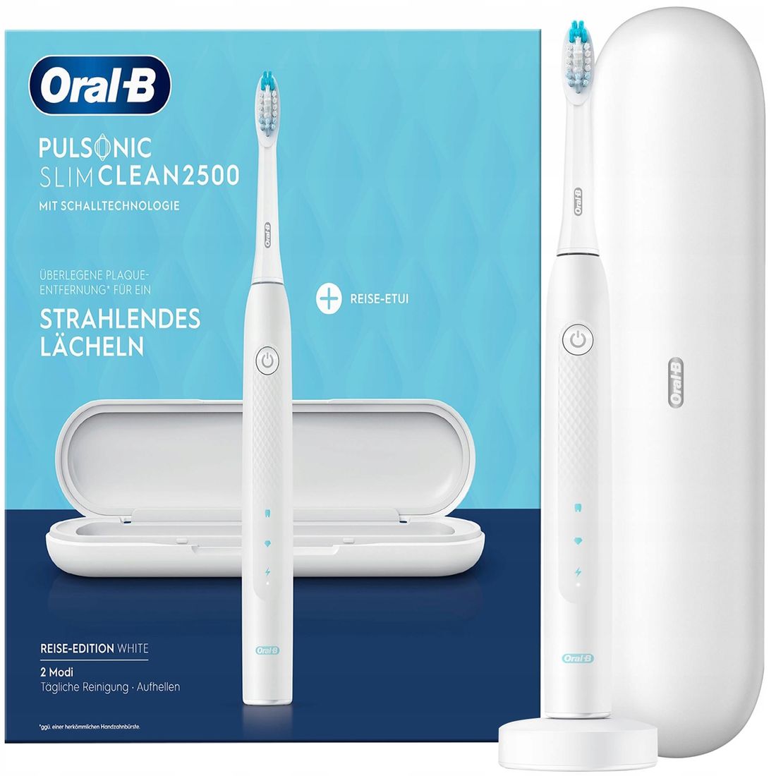 SZCZOTECZKA ORAL-B PULSONIC SLIM CLEAN 2500 - ERLI.pl