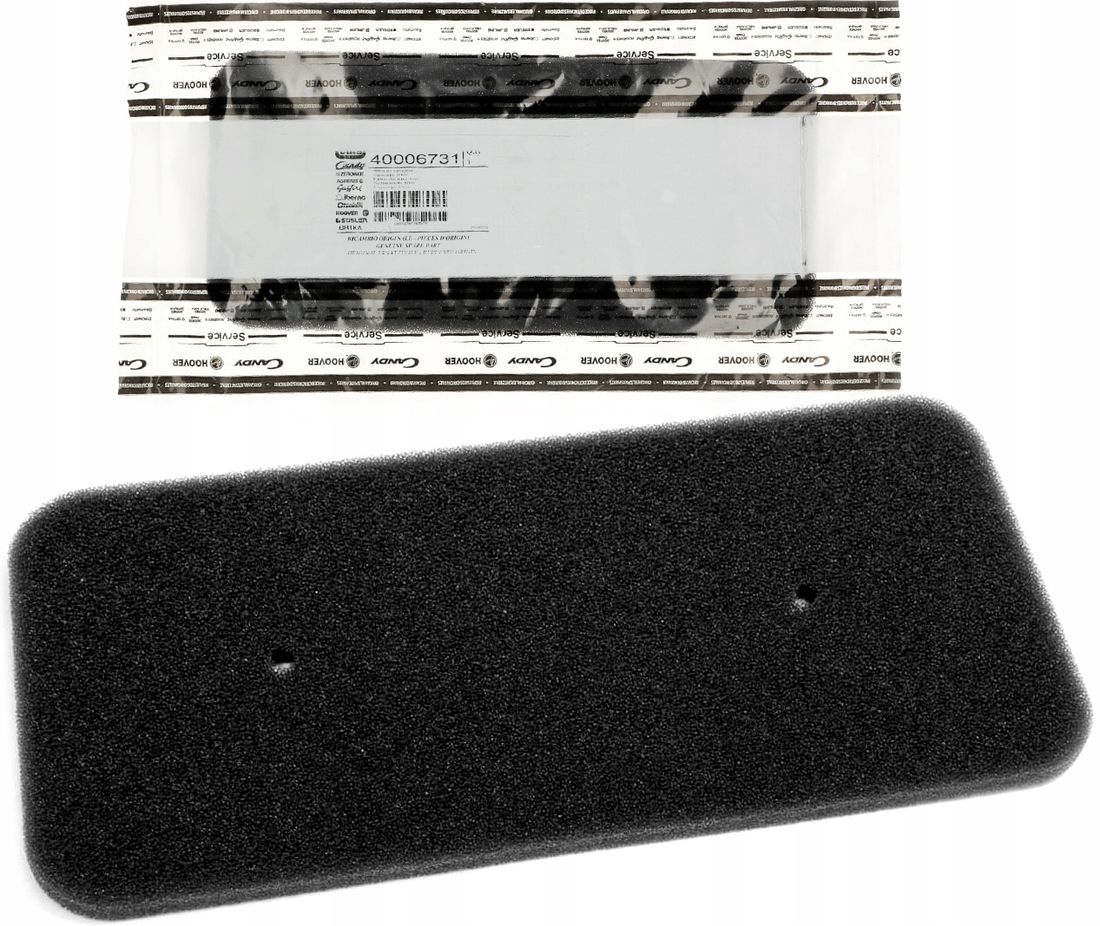 Candy Hoover Schwammfilter 40006731 - Ersatzfilter Für Trockner 275x125x10mm