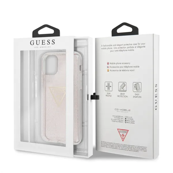 guess-hardcase-glitter-triangle-etui-do-apple-iphone-11-pro-pink-kolor-rozowy