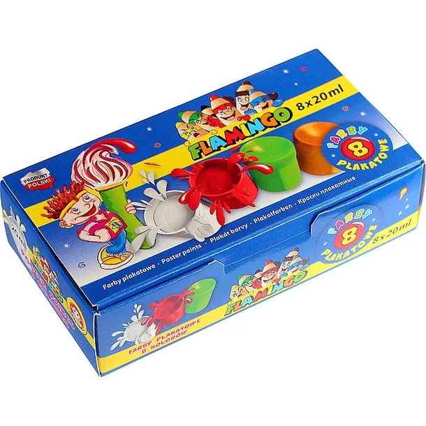farby-plakatowe-8-kolorow-marka-flamingo