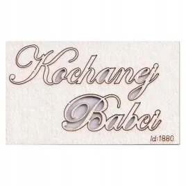 tekturka-kochanej-babci-napis-11x25cm-dzien-babci
