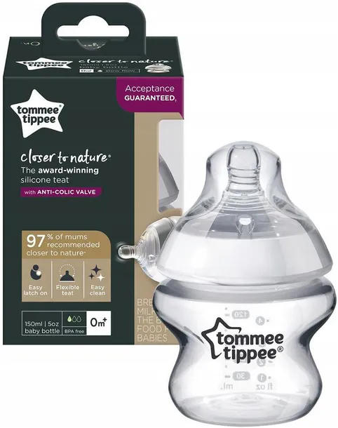 butelka-antykolkowa-tommee-tippee-150-ml-150-ml-smoczek-wolny-0m-marka-tommee-tippee
