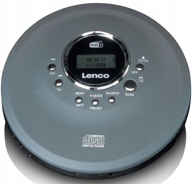 Zdjęcia - Odtwarzacz Lenco Discman  CD-400 CD MP3 ESP RDS DAB+ RADIO 