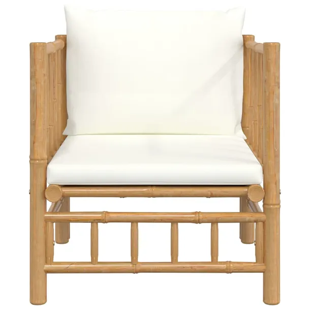 sofa-ogrodowa-kremowe-poduszki-bambus-stan-nowy