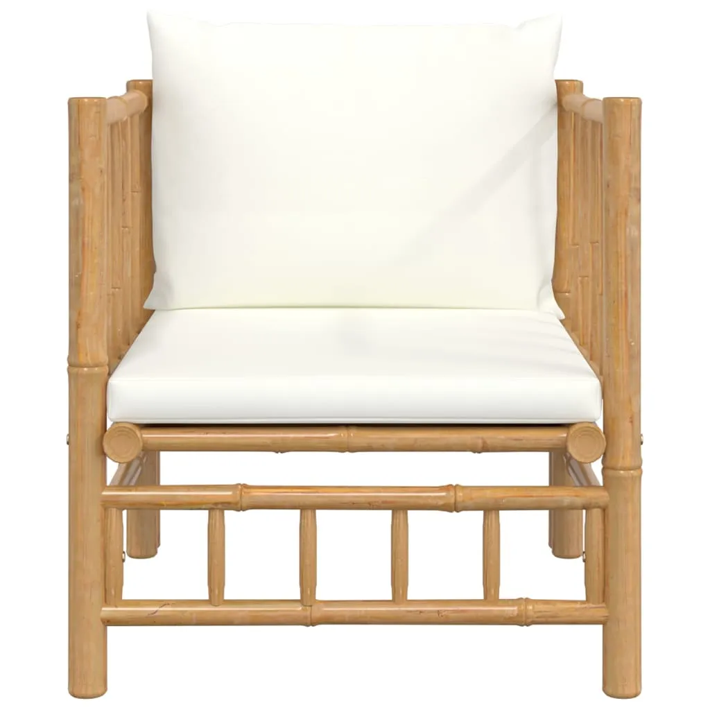 sofa-ogrodowa-kremowe-poduszki-bambus-stan-nowy