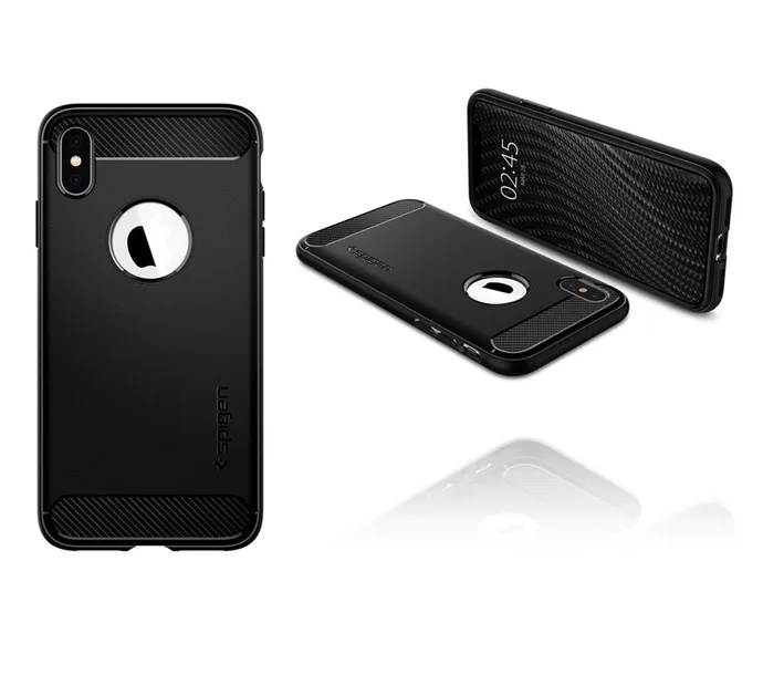 spigen-rugged-armor-etui-do-iphone-xr-matte-black-funkcje-pochlanianie-wstrzasow