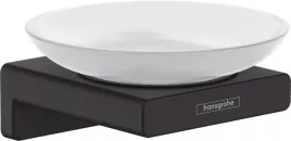 hansgrohe-addstoris-mydelniczka-ceramiczna-biala-z-uchwytem-czarny-mat