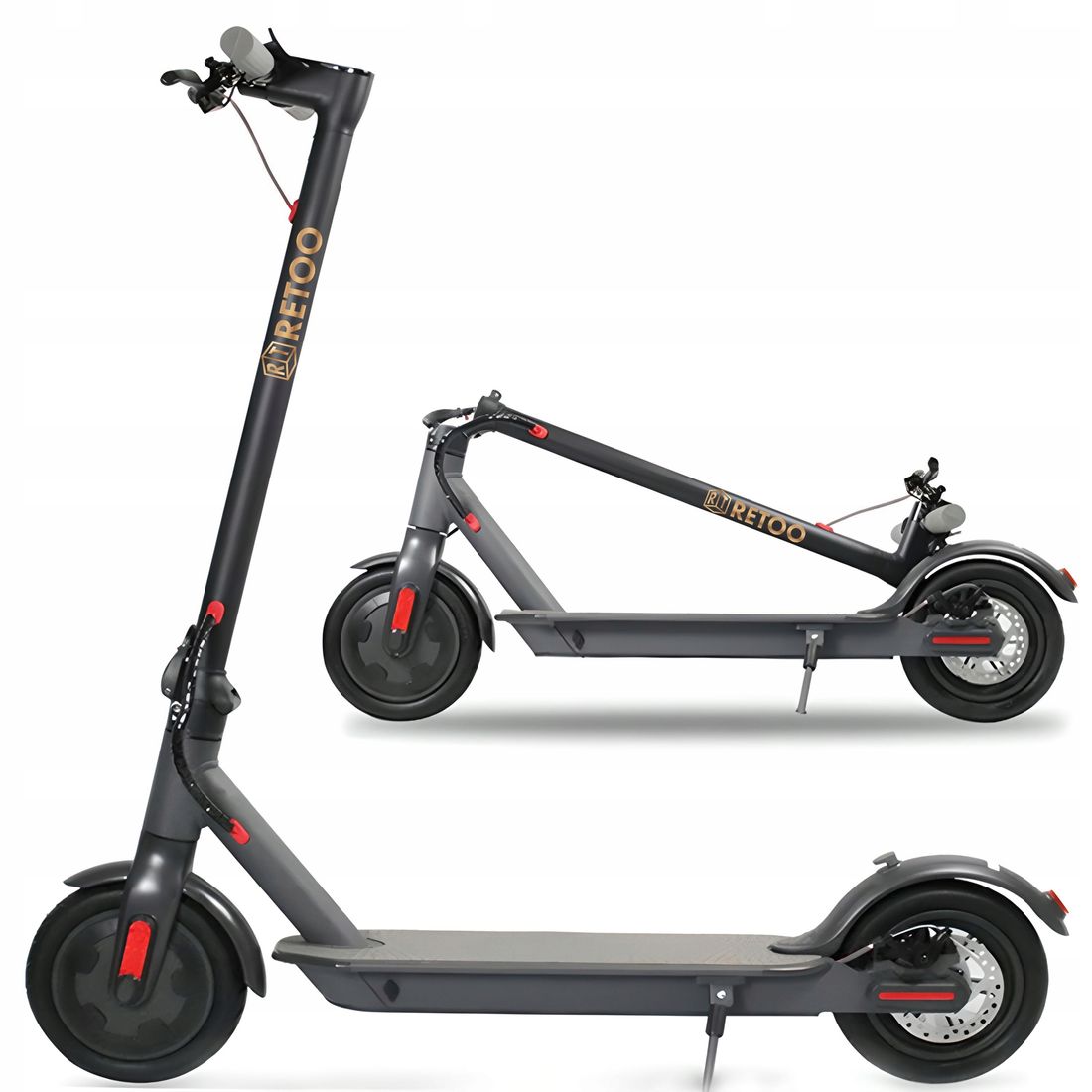 Električni skuter-25km-h-zložljiv-350W-LED-85-stanje-novo
