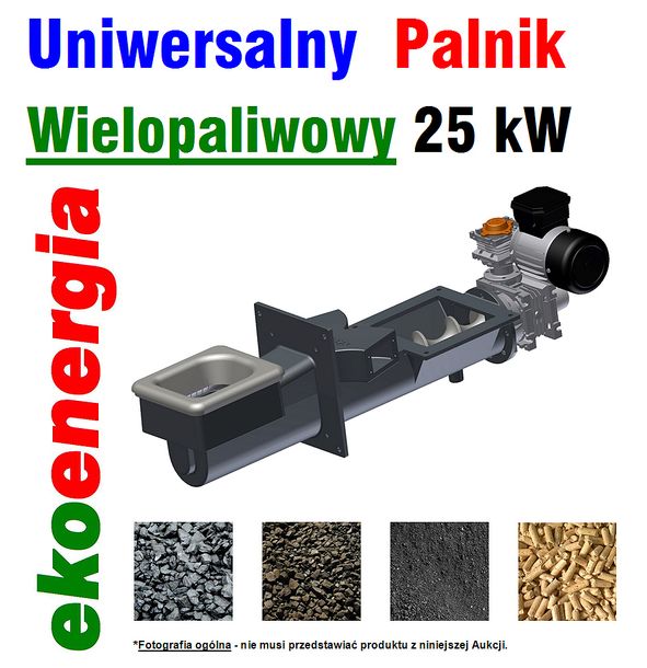 Palnik Retortowy 25 KW ŻELIWNY Ślimak I Korpus Ekogroszek EkoEnergia ...