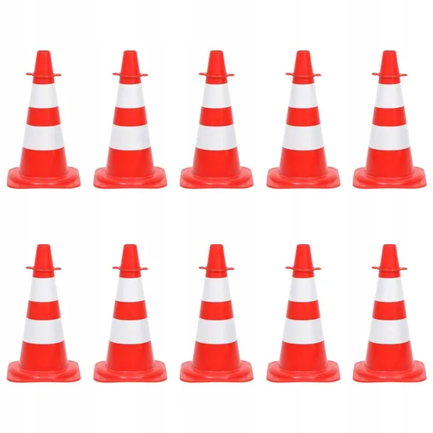 pacholki-z-lancuchem-10-m-czerwono-biale-stan-nowy-wysokosc-produktu-29-cm