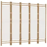 skladany-parawan-5-panelowy-200-cm-bambus-i-plotno