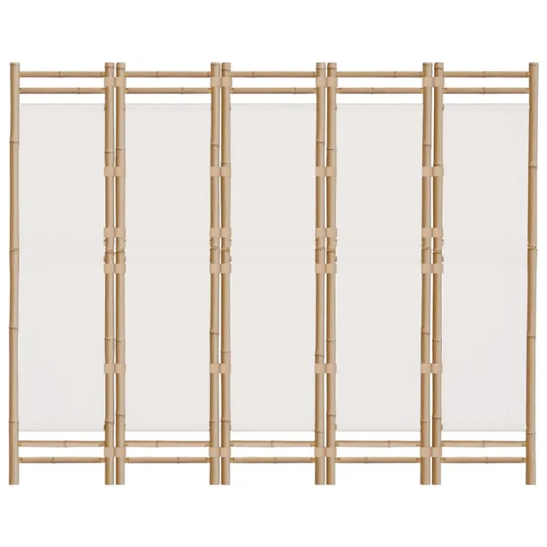 skladany-parawan-5-panelowy-200-cm-bambus-i-plotno