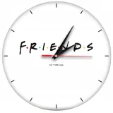 zegar-scienny-matowy-friends-bialy