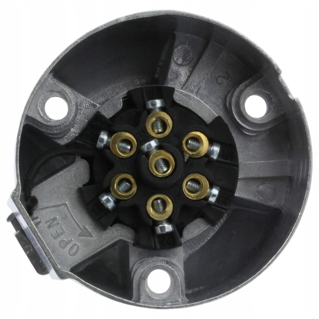 l7様 GNIAZDO ELEKTRYCZNE PRZYCZEPY WIĄZKI 7/12V 7 PIN – 150137755 - ERLI.pl