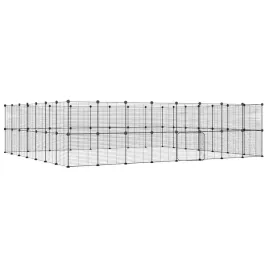 klatka-dla-zwierzat-z-bramka-60-paneli-czarna-35x35-cm-stal