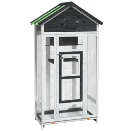 klatka-dla-ptakow-szara-915x53x170-cm-lite-drewno-sosnowe