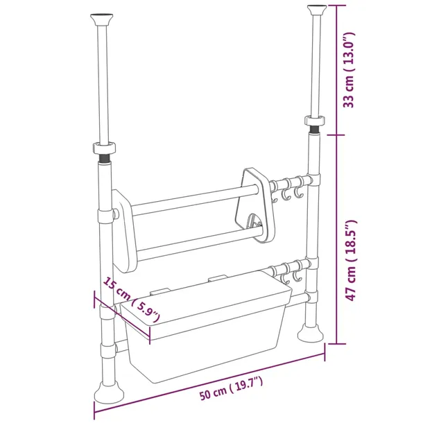 regulowany-organizer-kuchenny-aluminiowy-waga-z-opakowaniem-1-08-kg