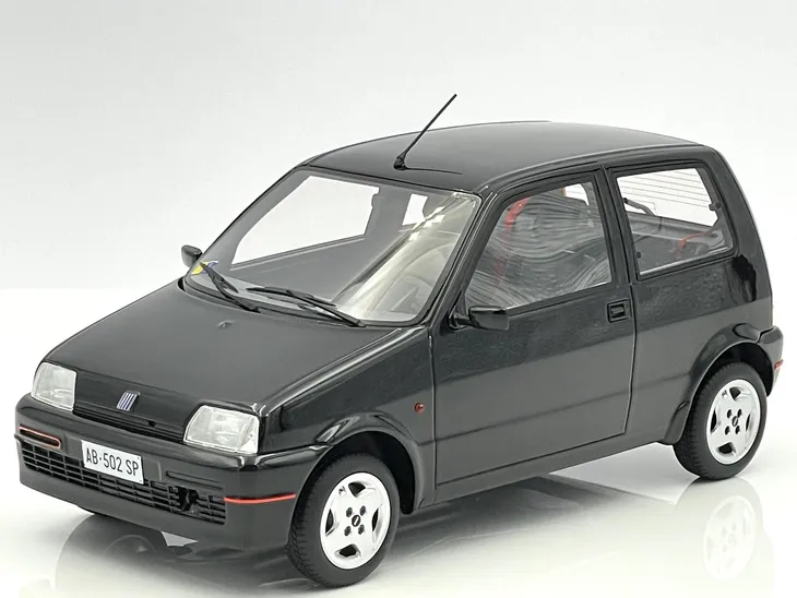 Fiat Cinquecento Sporting - 1994, black Laudoracing 1:18