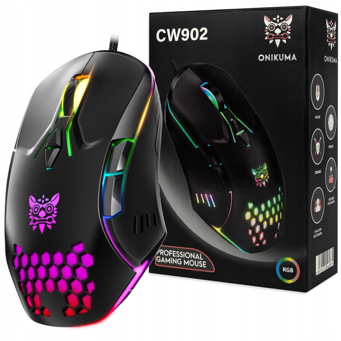 Myszka Mysz Gamingowa Onikuma Cw Rgb Dla Gracza Erli Pl