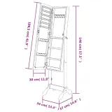 lustro-wolnostojace-biale-34x37x146-cm-stan-nowy