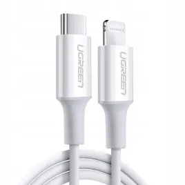 kabel-ugreen-usb-typ-c-apple-lightning-1-m-bialy