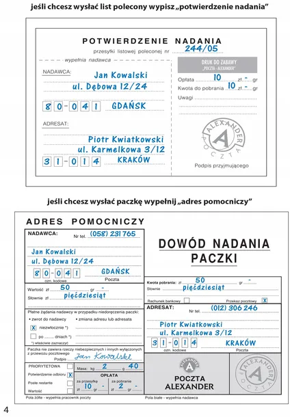 gra-poczta-rodzaj-podstawa