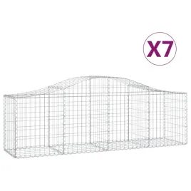 kosze-gabionowe-7-szt-200x50x60-80-cm-galwanizowane-zelazo