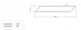 profil-ogrodzeniowy-romb-140x20-przeslo-plot-270cm-wysokosc-0-14-m