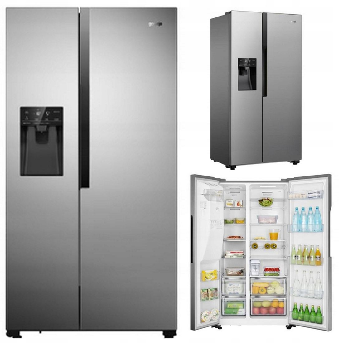 Lodówka Gorenje NRS9182VX Side by Side A++ NoFrost – 143508492 - ERLI.pl