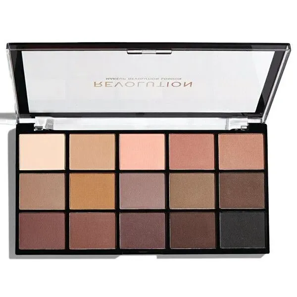 paleta-cieni-do-powiek-revolution-reloaded-basic-mattes-forma-prasowane