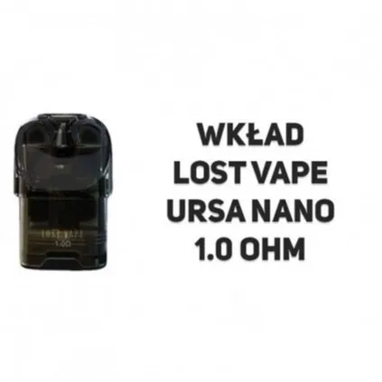 Cartridge URSA NANO POD Lost Vape wkad grzaka kartrid - 1.0 OHM   150762221 - ERLI.pl