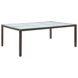stol-ogrodowy-brazowy-200x150x74-cm-polirattan
