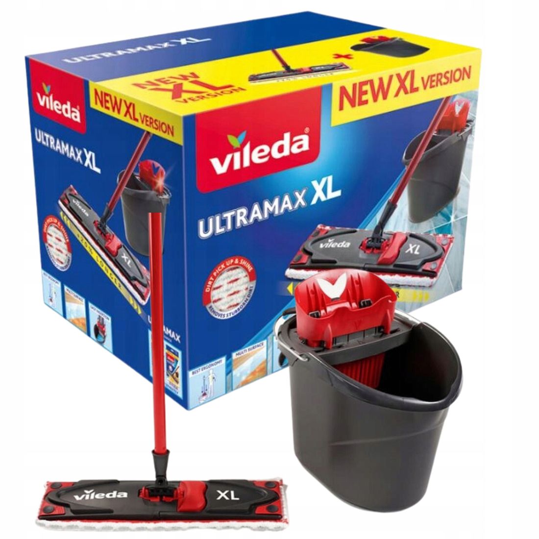 Zestaw Vileda Ultramax Box Xl Mop Wiadro Wycis Erli Pl