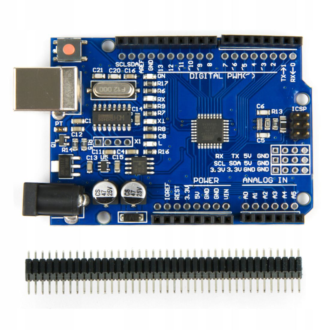 ARDUINO UNO R3 ATMEGA328 CH340 AVR KLON - ERLI.pl