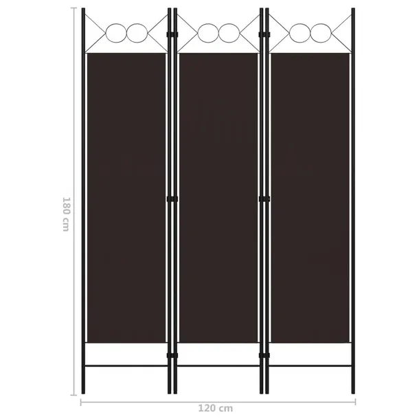 parawan-3-panelowy-brazowy-120-x-180-cm