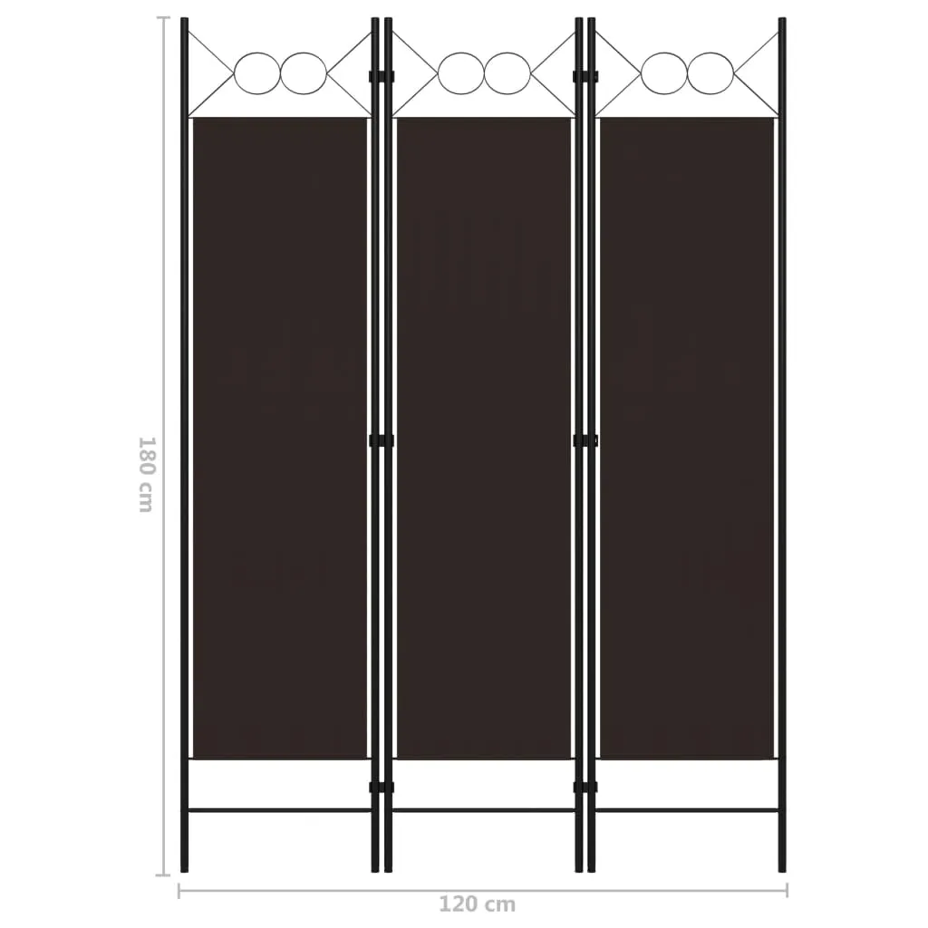 parawan-3-panelowy-brazowy-120-x-180-cm