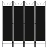 parawan-4-panelowy-czarny-160-x-180-cm